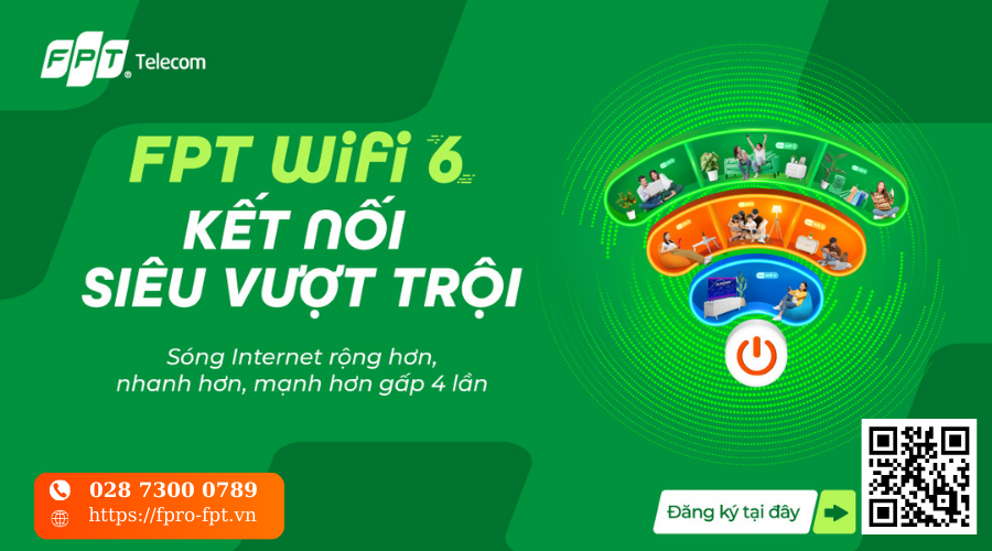 FPT Wifi 6 Kết nối siêu vượt trội